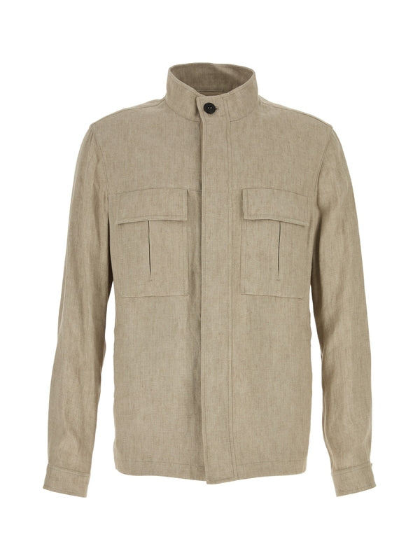 Z Zegna Brown Jackets