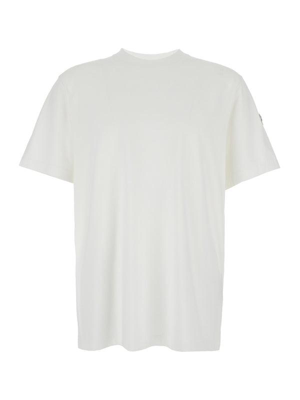 Back Printing Logo Patch Short-Sleeve T-Shirt