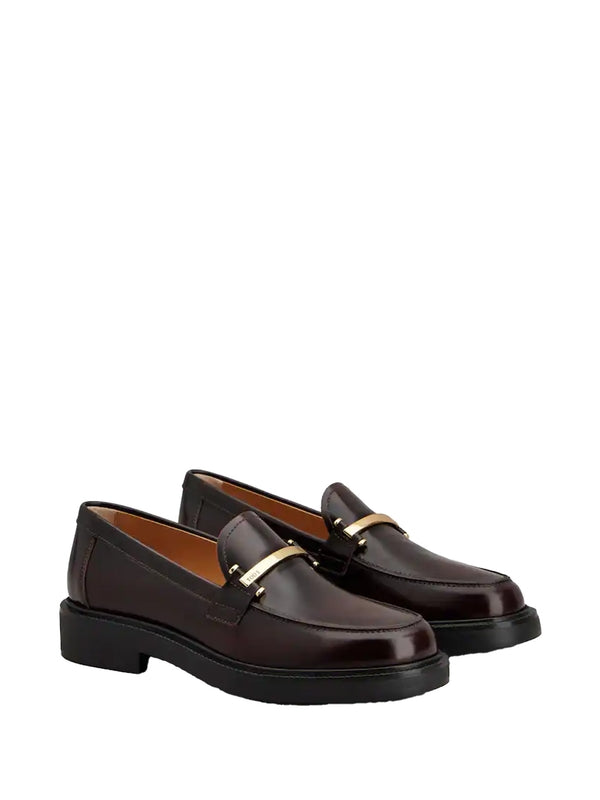 Tod'S Burgundy Loafers