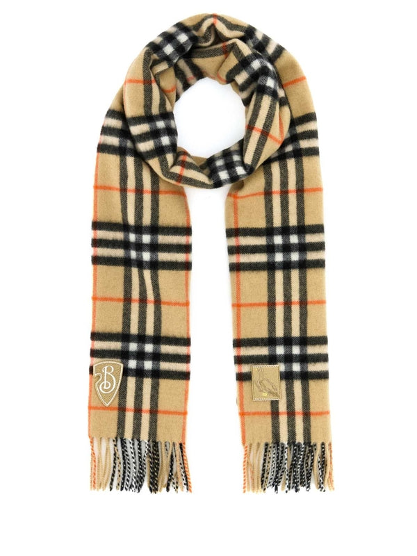 Check Cashmere Scarf