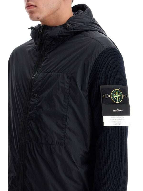 STONE ISLAND - Wappen Patch Hybrid Jacket - Jente