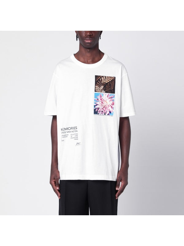 Oversized Logo Printed Short Sleeve T-shirt