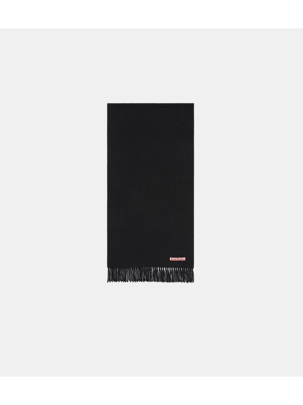 Acne Studios Black Wool Mufflers