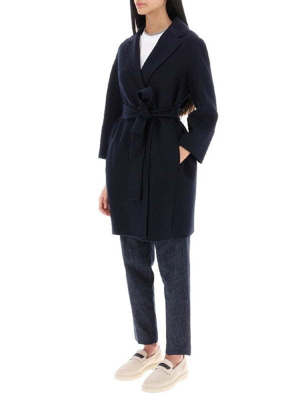 Arona Belted Wool Midi Coat