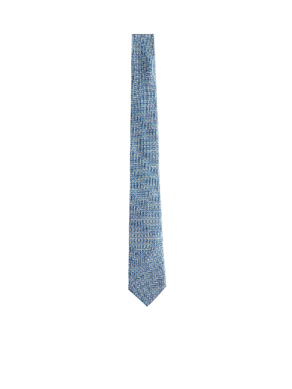 Gancini Printing Silk Tie