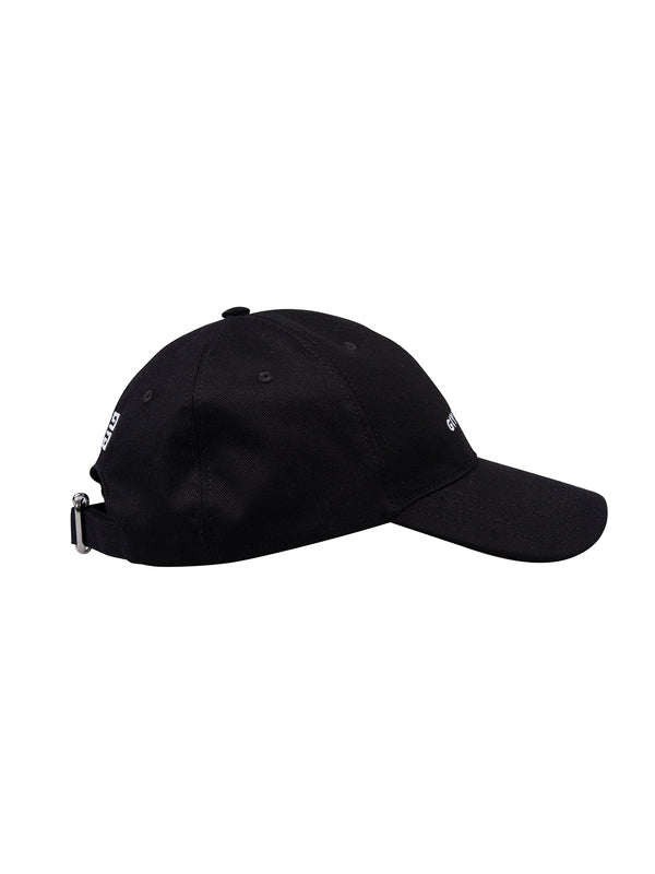 4G Logo Embroidery Black Ball Cap