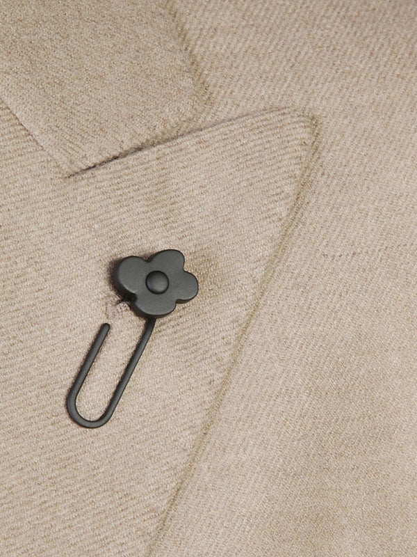 Boutonniere Double Cashmere Tailored Jacket