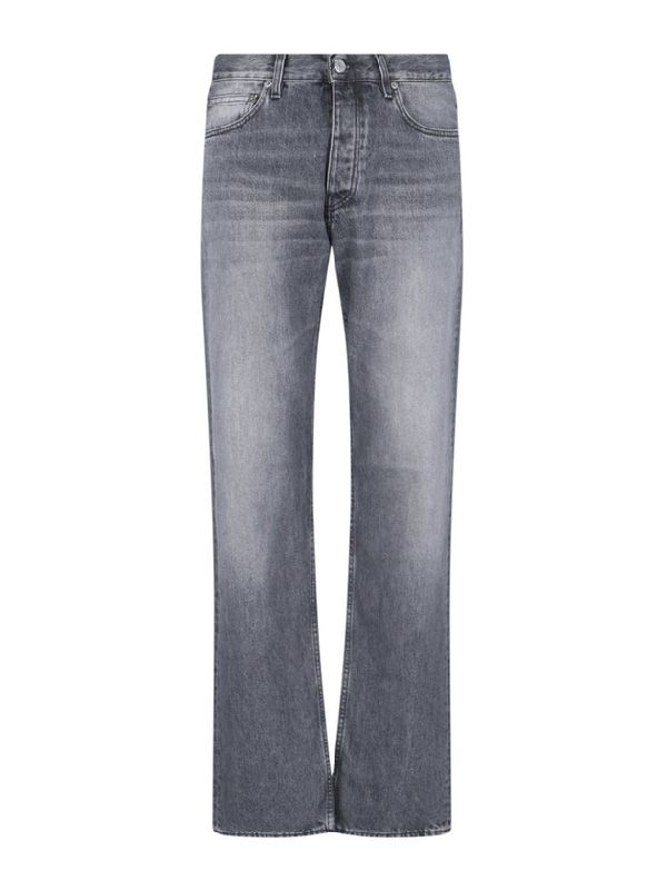 Back Logo Patch Denim Pants