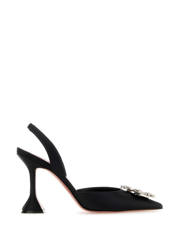 Begum Jewel
  Decorative Satin Slingback Heels