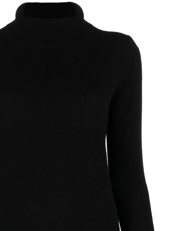 Joseph Sweaters Black Knitted