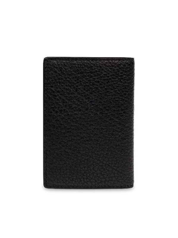 B Cut Leather Wallet