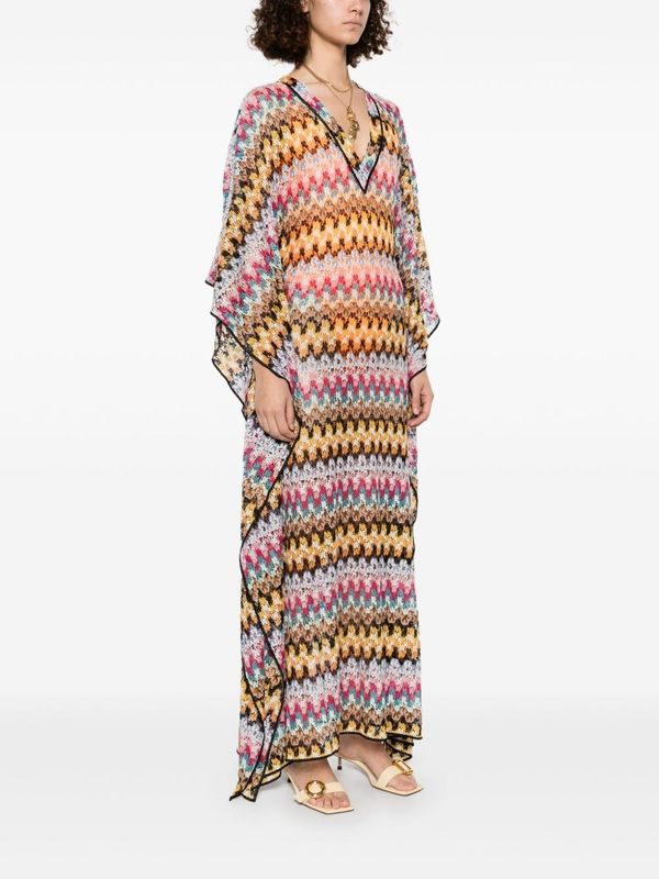 Stripe Long
  Caftan Cover-Up