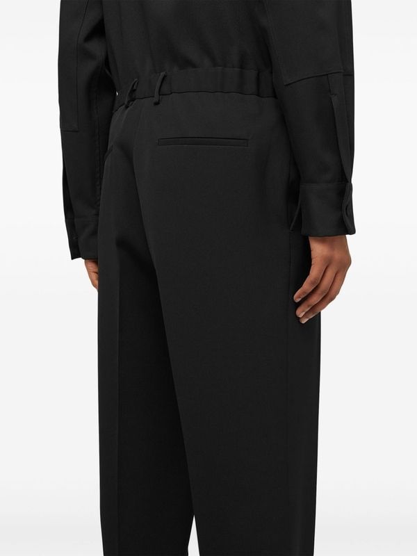 Black Wool Tailored Pants - Jente