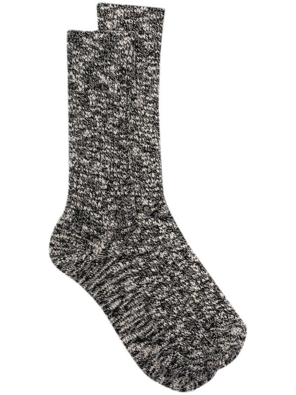 Slub Cotton Blend Socks