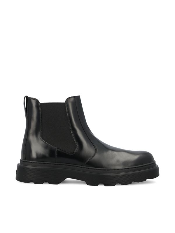 Tod's Black Chelsea Boots