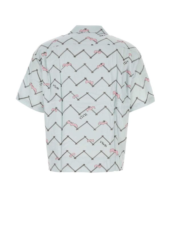 Animal Printing Short-Sleeve Shirt