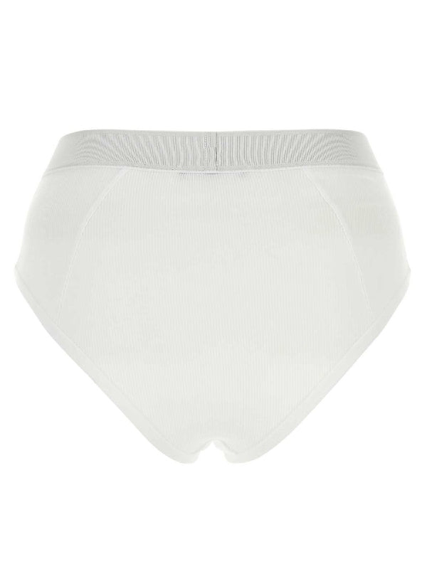 Logo Band Ribbed Triangle Panties