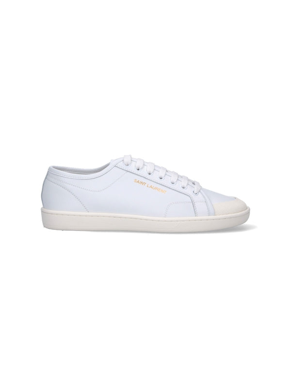 Saint Laurent White Low Top Sneakers