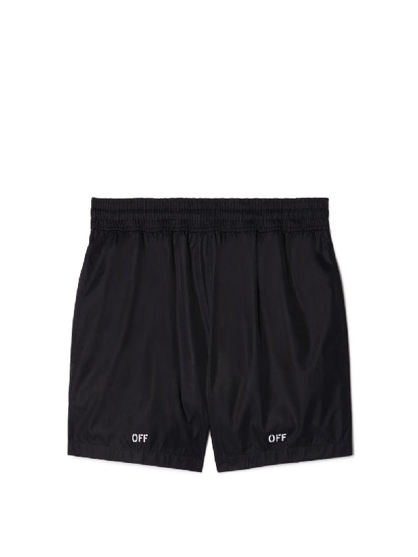 Logo Printing Waistband Swim Shorts