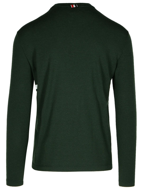 4-Bar Wool Long Sleeve Tshirt