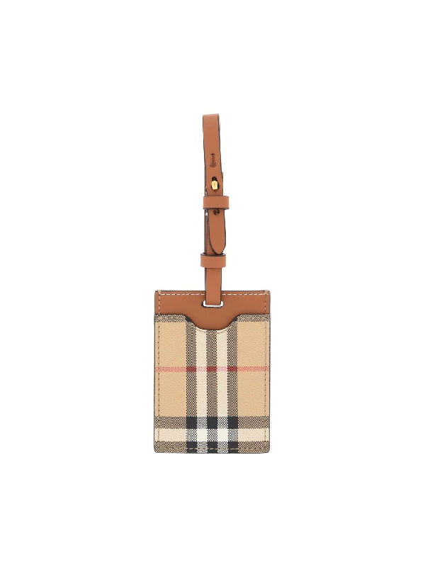 Check Pattern Luggage Tag - Jente