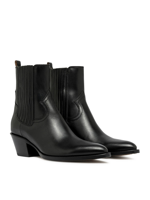 Butero Black Ankle Boots