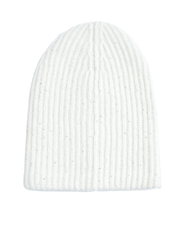 Sequin Detail Wool Blend
  Beanie