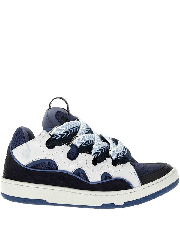 Lanvin Navy Low Top Sneakers