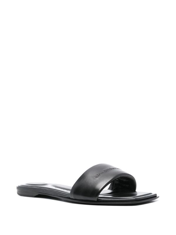 VY Logo Leather Slide