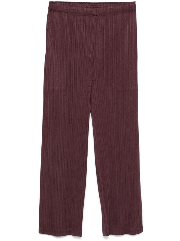 Pleats Banding Pants