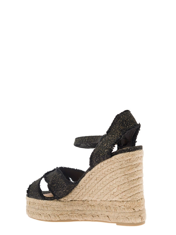 Castañer Black Espadrille Sandals