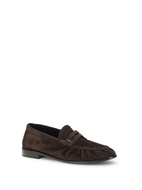 Saint Laurent Brown Penny Loafer