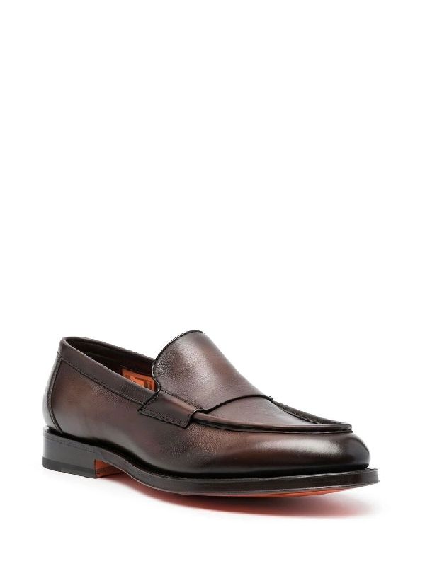 Brown Leather Loafers