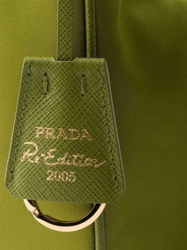 Triangular Logo Re-Nylon Tote Bag