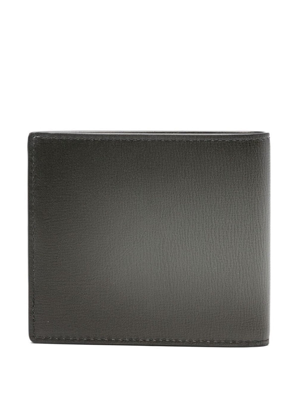 Leather Flap Bi-fold Wallet