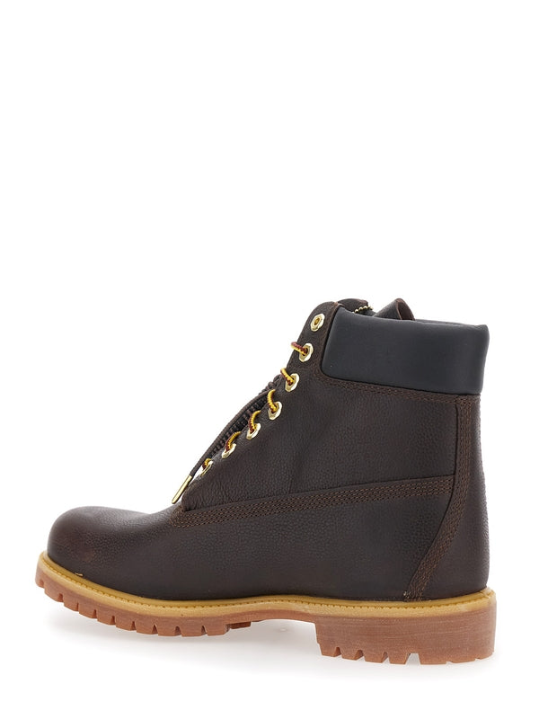 Timberland Brown Lace-Up Boots