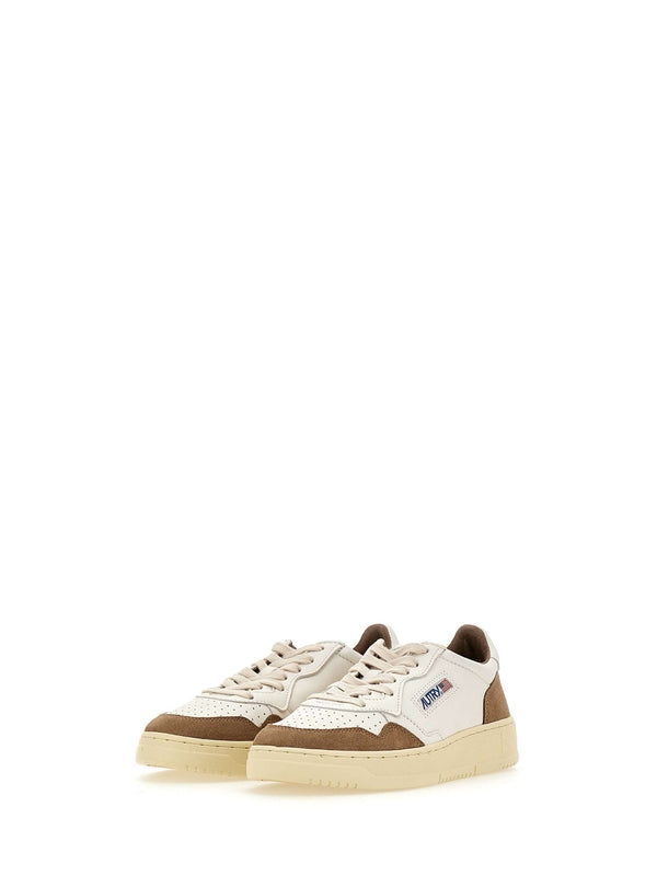 Autry Beige Low Top Sneakers