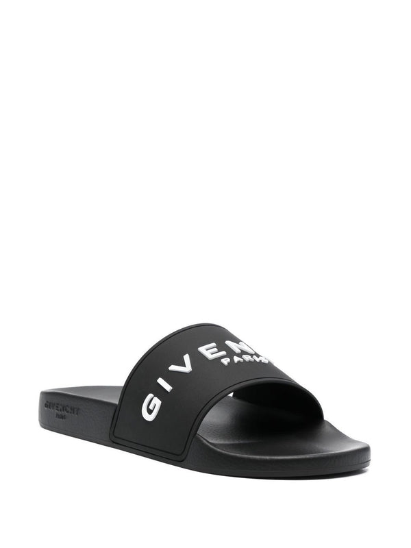 Givenchy Black Slides