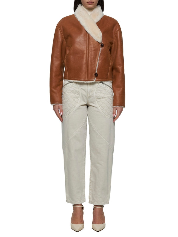 Eriana Reversible Leather Jacket