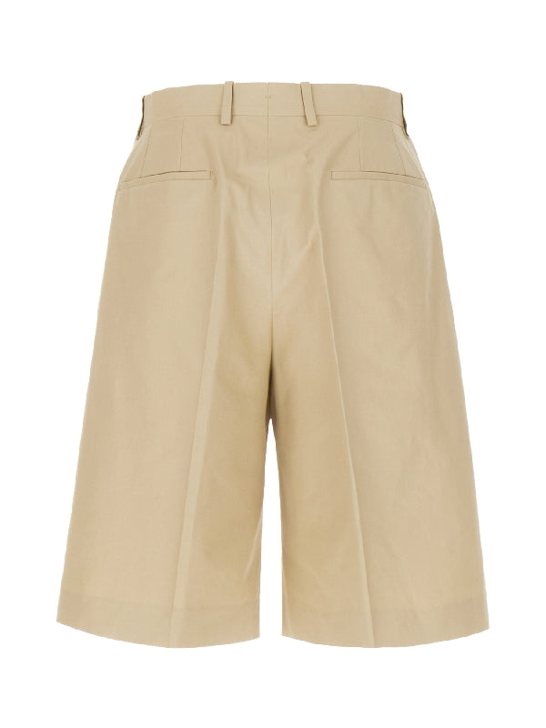 Cotton Bermuda Pants