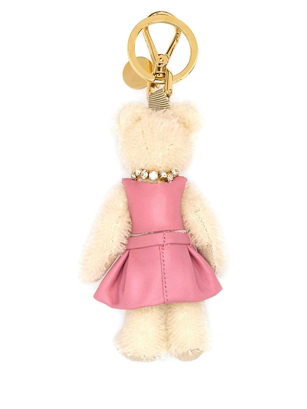 Triangle Logo Teddy Charm Keyring