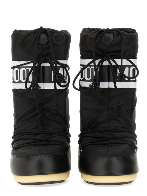 Moon Boot Black Lace-Up Boots