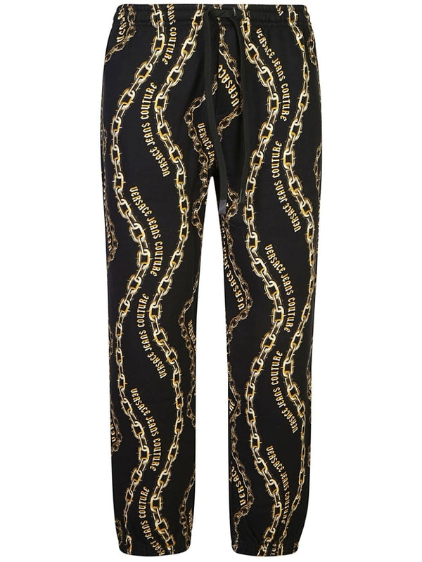 Allover Print Drawstring Jogger Pants