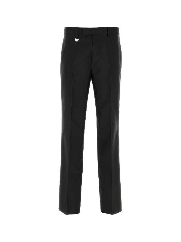 Wool Silk Tailored Pants