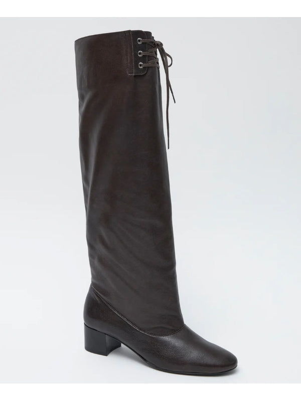 Victoria Leather High Boots