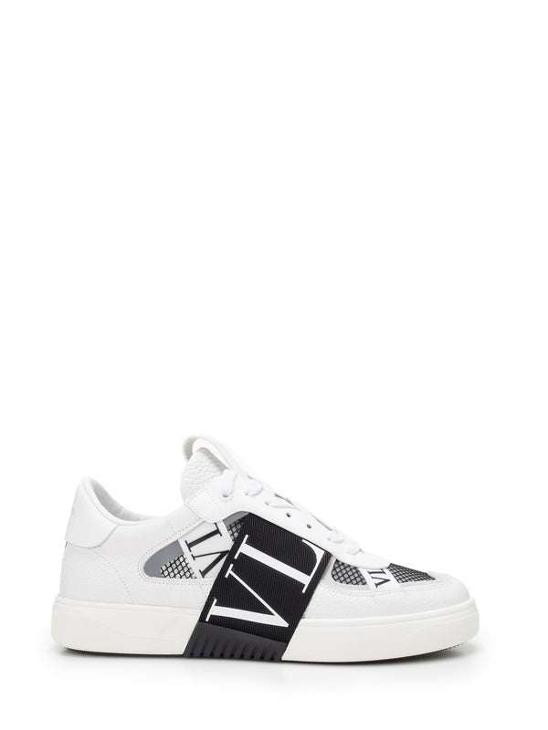 Vltn Leather Low-Top Sneakers