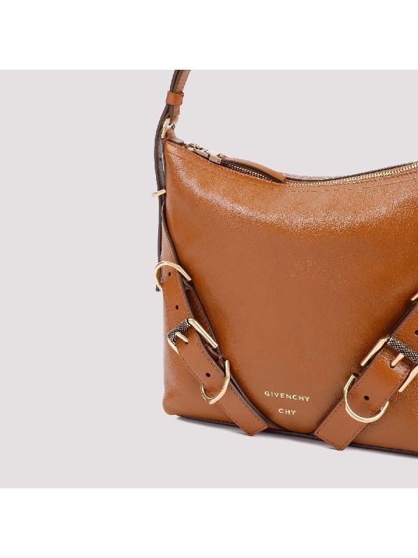 Voyou Logo Leather Crossbody
  Bag