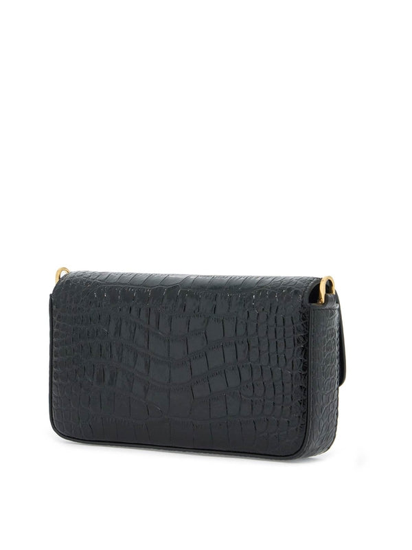 Wallis Croc Effect Mini Shoulder Bag