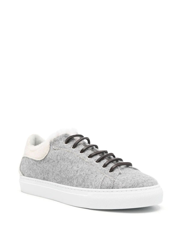 Wool Cashmere Low-Top Sneakers