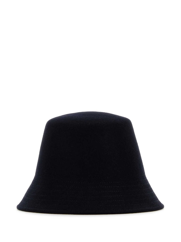 V Logo Decoration Bucket Hat